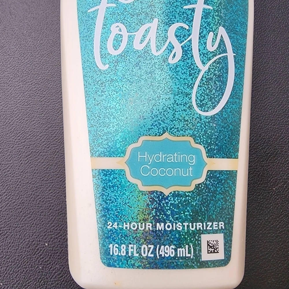 Jergens Moisturizer Coco Toasty Hydrating Coconut 24 hr Moisturizer 16.8 oz New